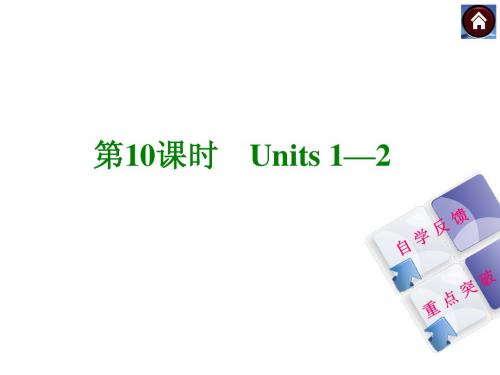 2015届中考英语复习课件_第10课时Units1—2(共33张PPT)