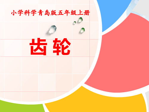 《齿轮》PPT 图文