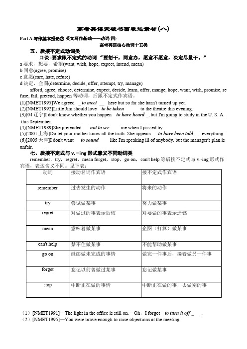 高考英语突破书面表达素材(八).doc