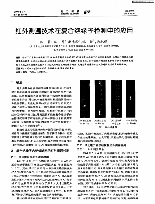 红外测温技术在复合绝缘子检测中的应用