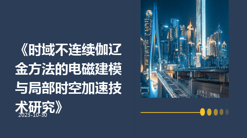 时域不连续伽辽金方法的电磁建模与局部时空加速技术研究