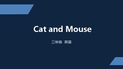 译林版 小学三年级下册 绘本阅读 Cat and mouse ppt课件