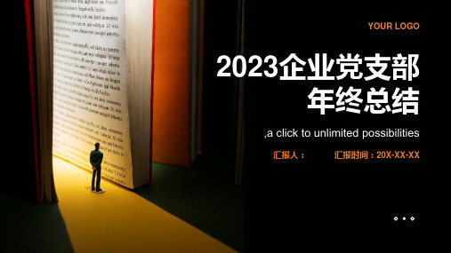 2023企业党支部年年终总结