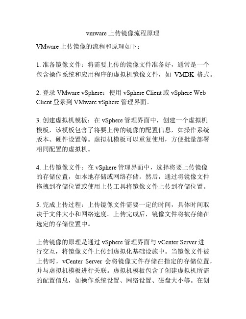 vmware上传镜像流程原理