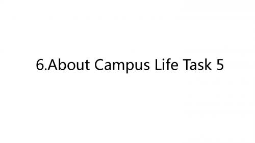 托福考试口语TOEFL SPEAKING TASK 5_Campus Life