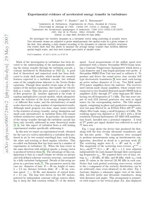 Experimental evidence of accelerated energy transfer in turbulence