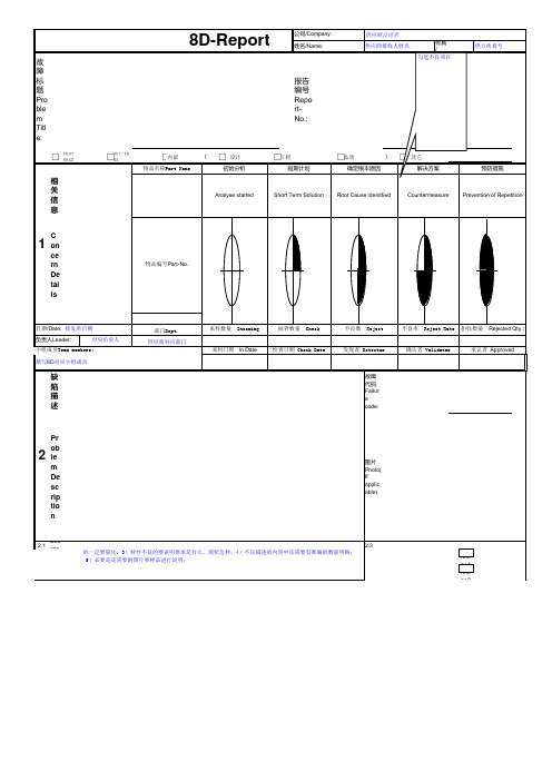 8D Report Format