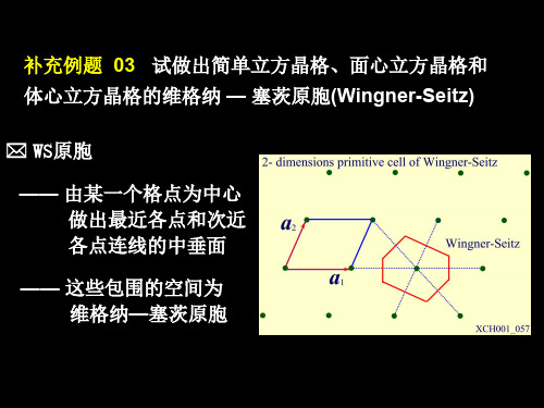 固体物理学例题