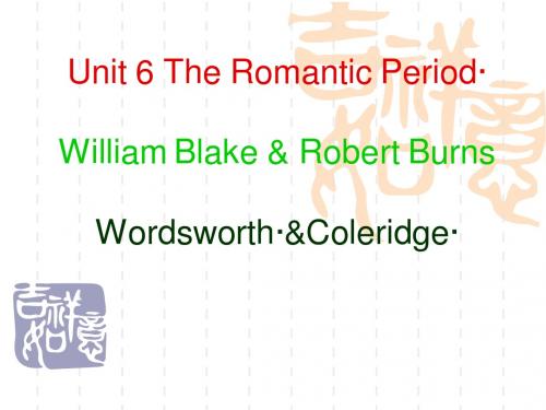 Unit 6-Romantic Poets (1)