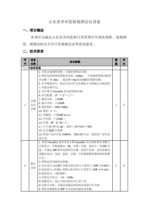 会议音箱参数