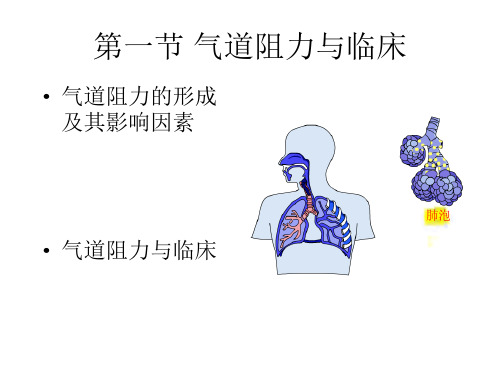 第一节 气道阻力与临床