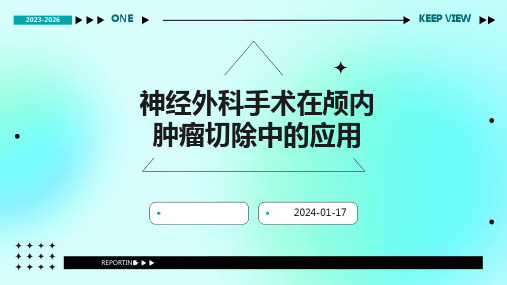 神经外科手术在颅内肿瘤切除中的应用(2)1