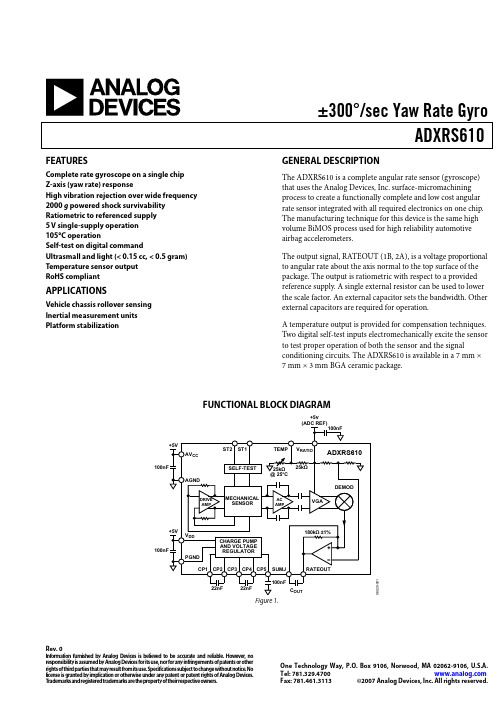 ADXRS610中文资料