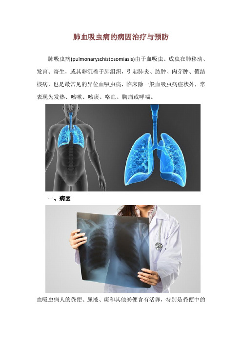 肺血吸虫病的病因治疗与预防