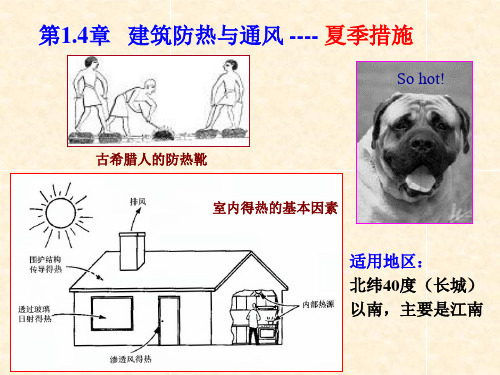 1.4建筑隔热与通风(1)