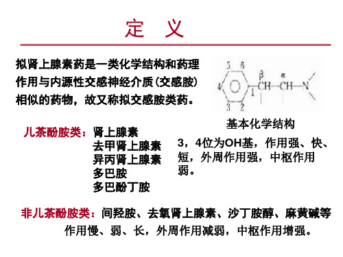 拟肾上腺素药PPT课件