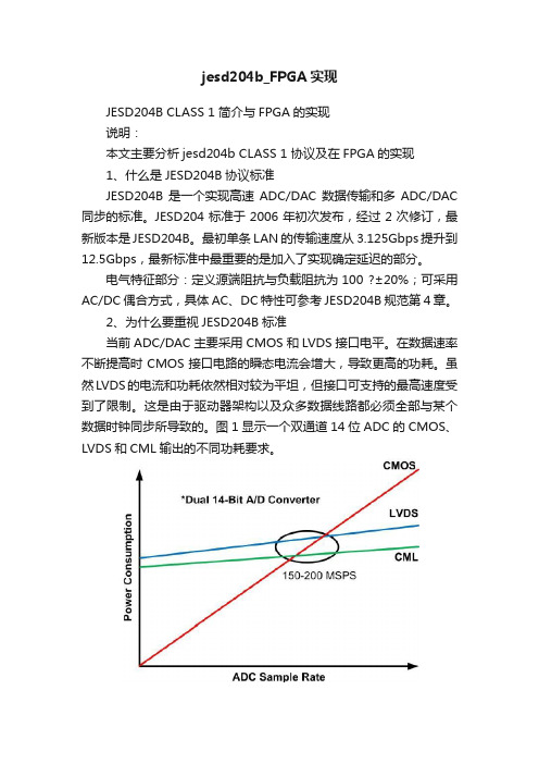 jesd204b_FPGA实现