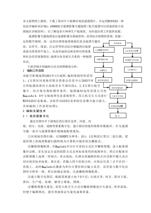 基于GIS的黄河河道的遥感影像处理