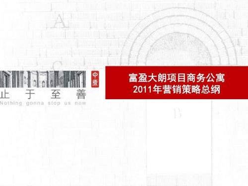 2019年整理富盈大朗项目商务公寓100p精品资料