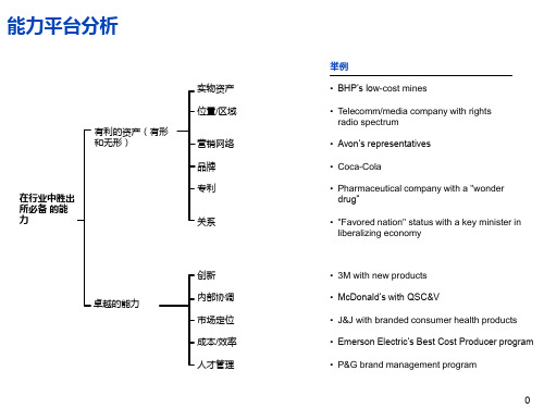 能力平台分析