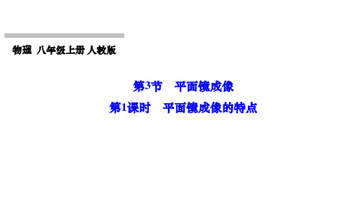 4.3 平面镜成像   (第1课时 平面镜成像的特点)   课件  -物理人教版八年级上册