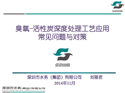 刘丽君-臭氧-活性炭深度处理应用中常见问题与对策-第九届城镇水务大会