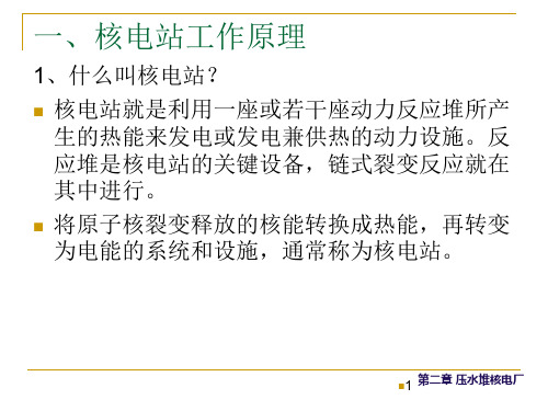 压水堆核电站的厂房布置及安全PPT课件