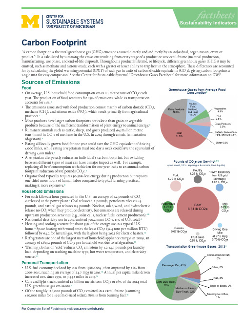 CarbonFootprint-CenterforSustainableSystems