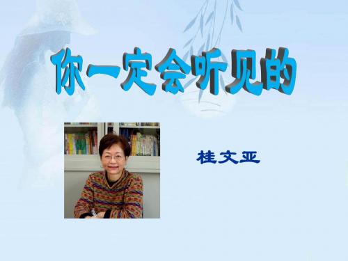 《你一定会听见的》PPT优秀课件4