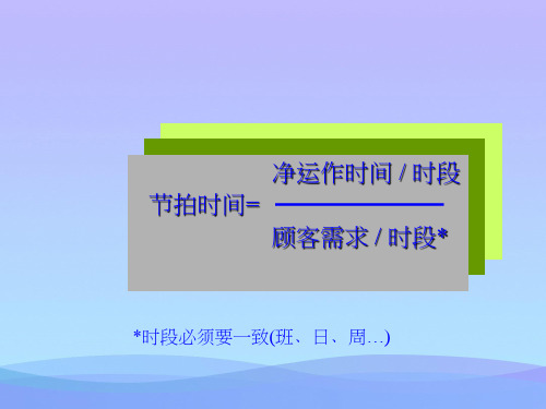 单件流生产模式2021优秀文档