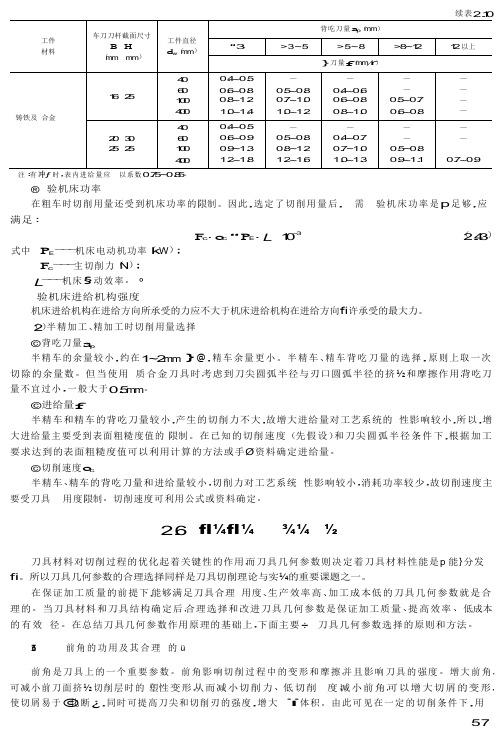 01-教材参考内容——刀具几何参数的合理选择