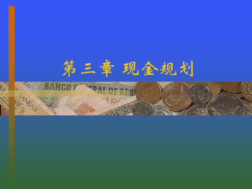 现金规划