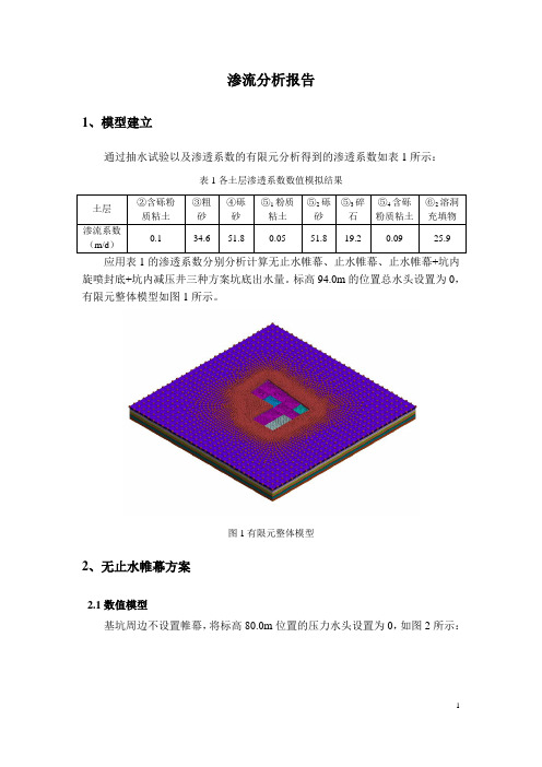 渗流分析报告