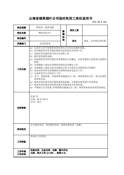 技术工岗位说明 (2)