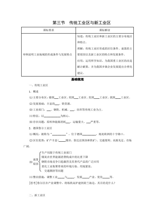 学案13：4.3 传统工业区与新工业区