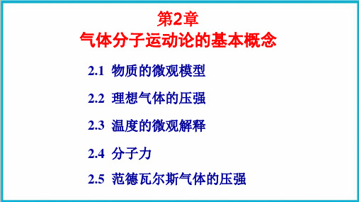 高二物理竞赛物质的微观模型PPT(课件)