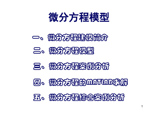 数学建模实例ppt课件