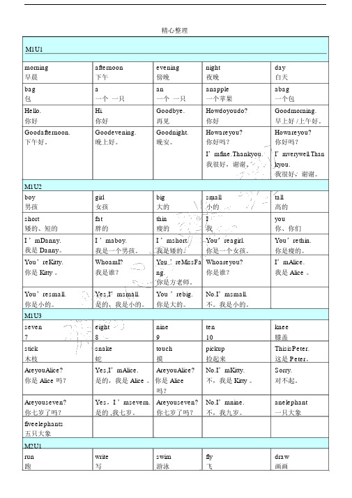 新版_牛津英语_上海版_2A_知识点归纳.docx