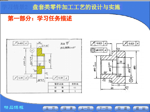 精选盘套类零件加工工艺