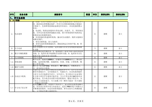 非常全面的弱电智能化配置清单