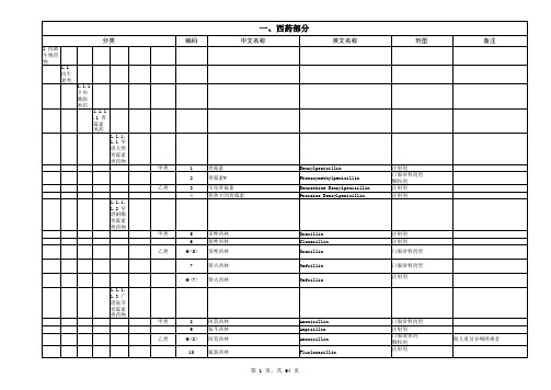 2010药品目录印刷版