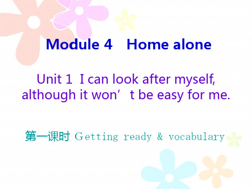 外研版九年级英语上册课件：Module 4 Unit 1 (共29张PPT)