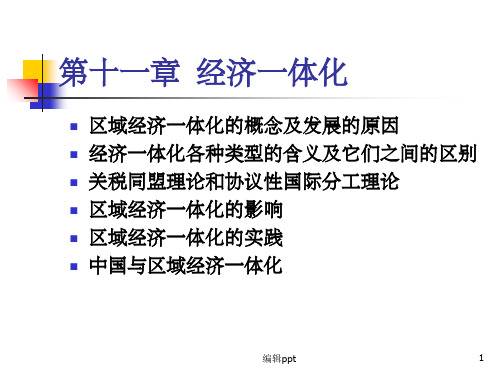 《经济一体化》PPT课件