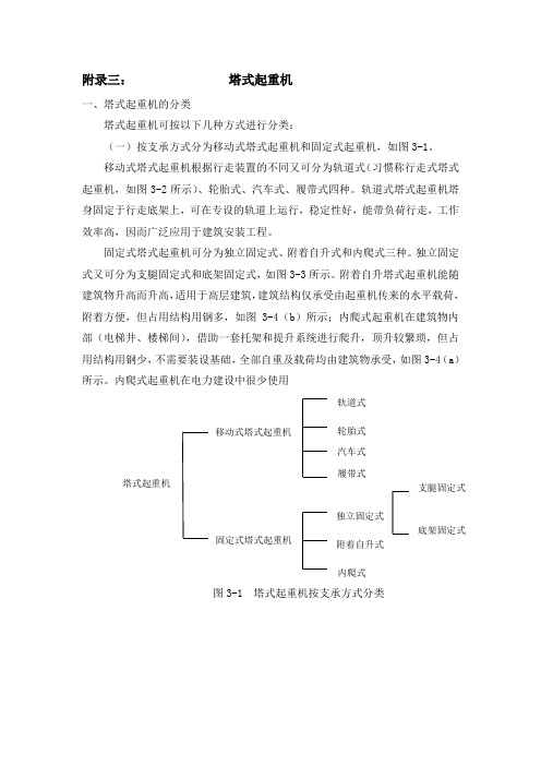 附录3：塔式起重机分解