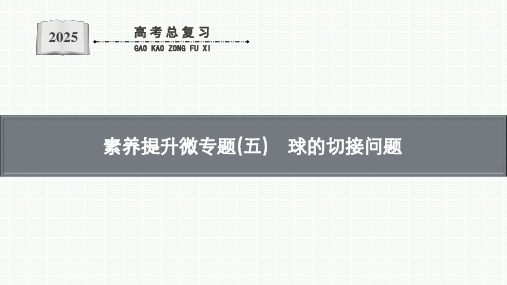 2025高考数学二轮复习球的切接问题