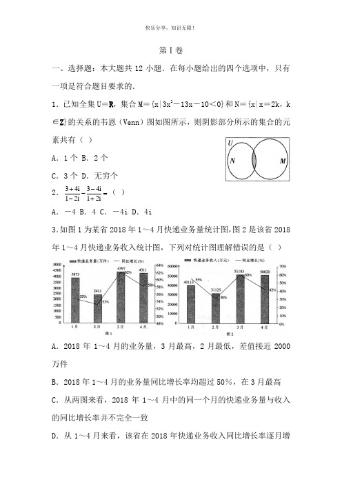 2019年高考数学名校联考模拟冲刺试卷及答案解析