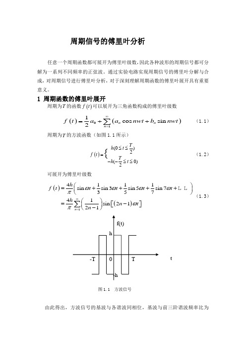 傅里叶分解与合成