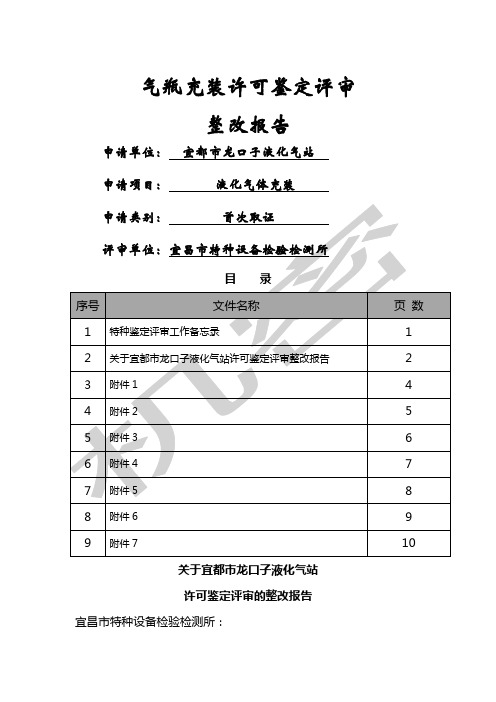 整改报告(样本)