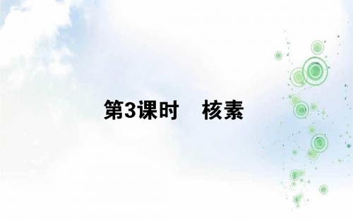 高一化学人教版必修2课件：1.1.3核素( 60张)