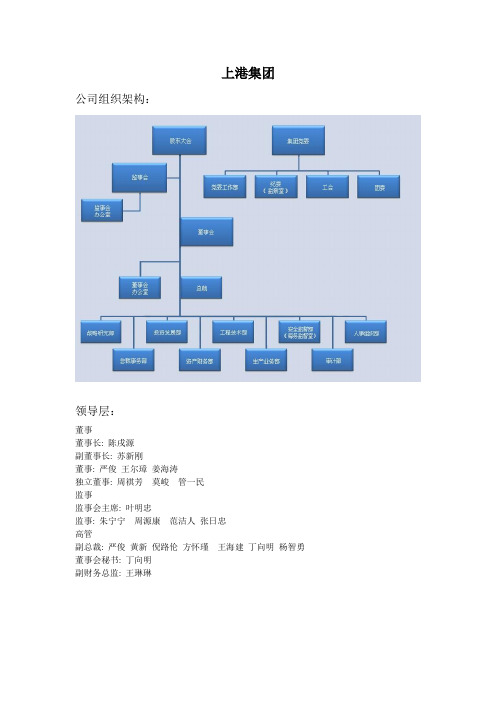 上港集团资料